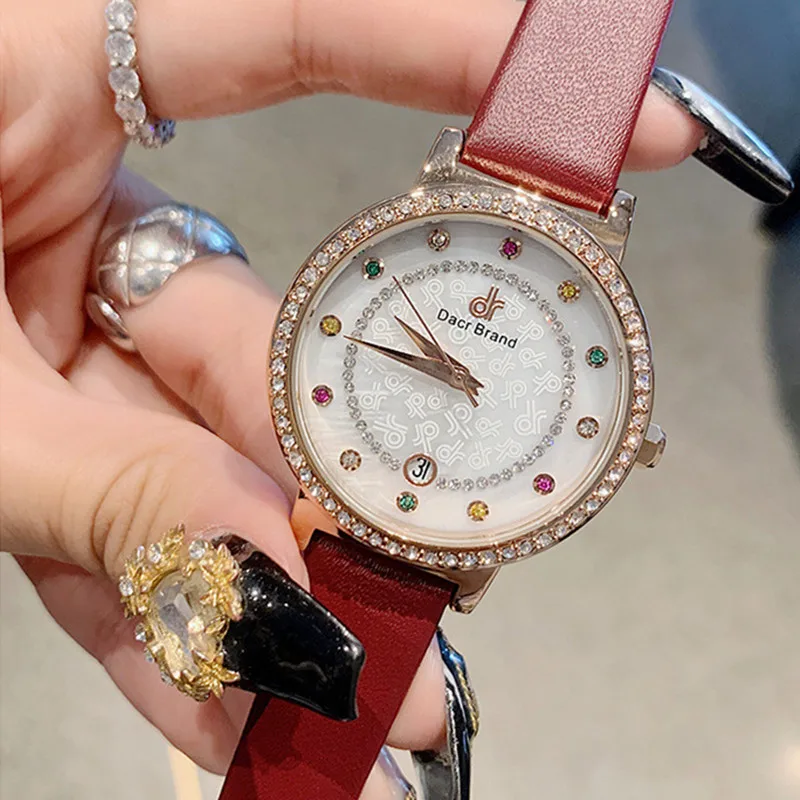 Women Watches Luxury Brand Diamond Quartz Wristwatch For Ladies