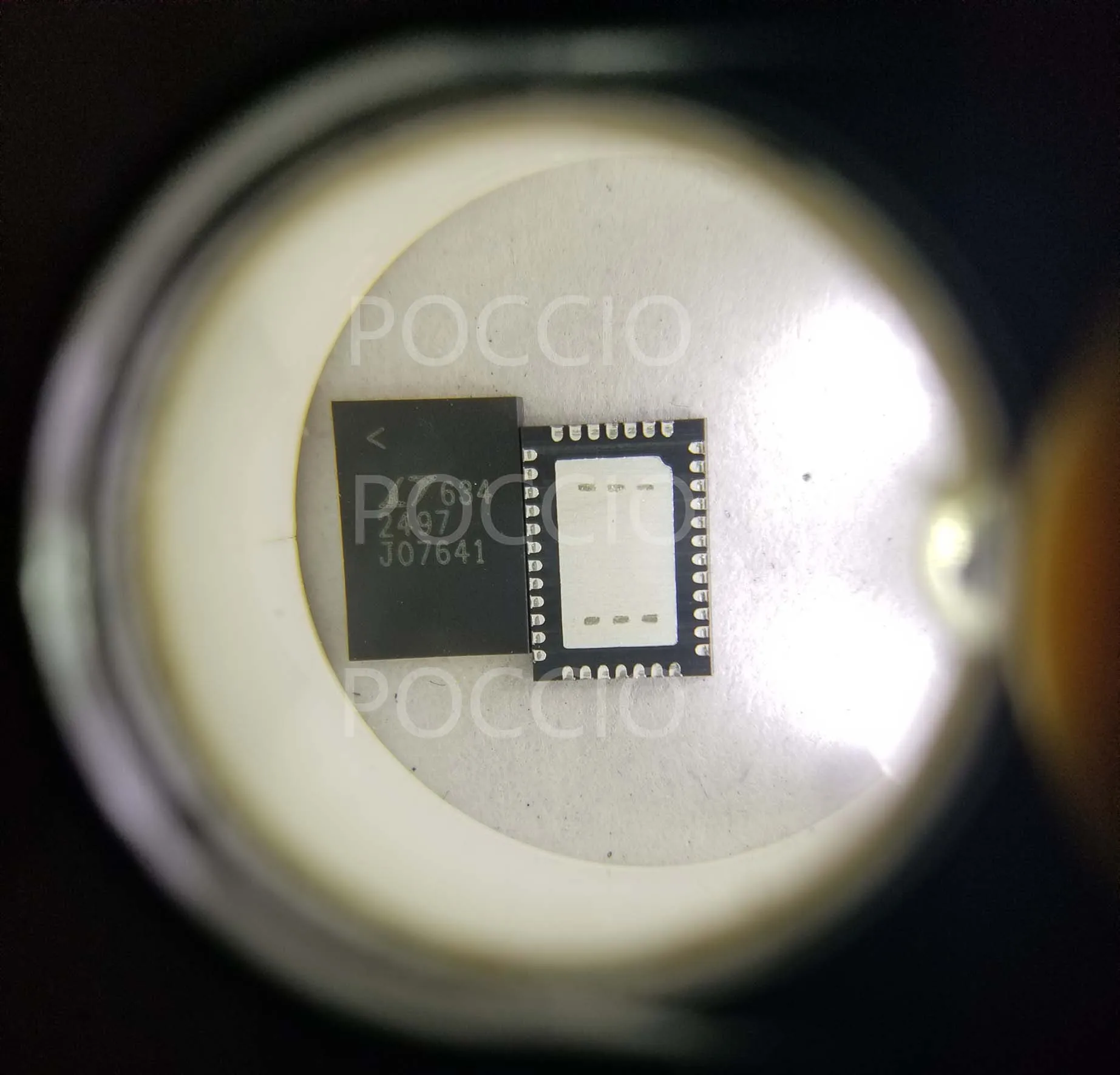 LTC2497CUHF LTC2497IUHF LTC2497 - 16 бит 8-/16 каналов Delta Sigma ADC с простым приводом подавлением тока