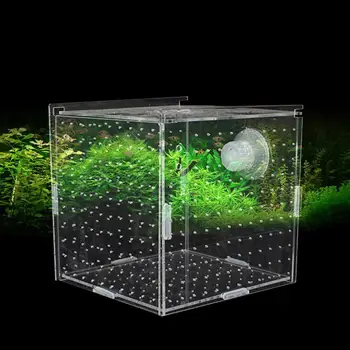 

Single Grid Breeding Box Incubator Isolation Hairtail Nursery House Aquarium Accessaries