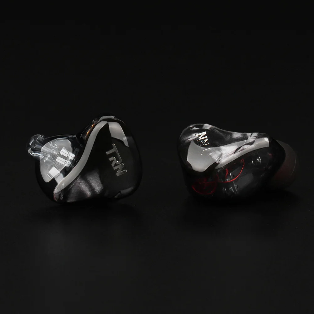 Black no mic TRN X6 6BA драйвер в ухо наушник IEM 6 Сбалансированный Арматура HIFI Спорт Бег монитор сцена съемный 2Pin кабель - Цвет: Black no mic