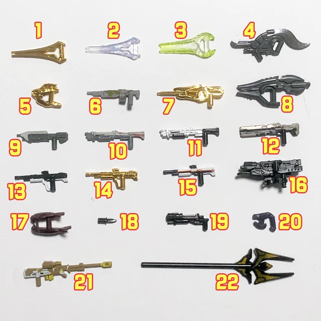 Mega Bloks Construx Halo Sword Rifle Pike Sniper 1 Weapon *New Unused* Building Blocks Construction Toys 1