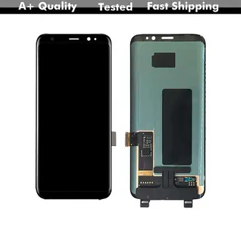 

Amoled Lcd For 6.2'' Samsung-Galaxy S8 Plus ,G955 G955F LCD Display Touch Screen Digitizer Assembly S8+ SM-G955 With Frame+Tools