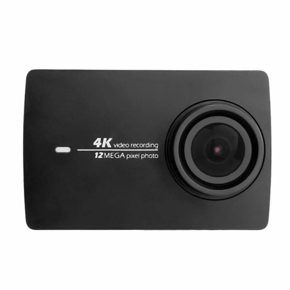 Черный Xiaomi YI 4K экшн Спортивная камера 4 K/30fps видео 12MP Raw изображение с EIS Голосовое управление Ambarella A9SE чип 2,19 дюймовый сенсорный экран - Цвет: Черный