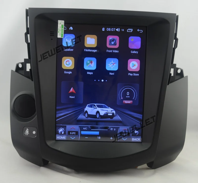 9," tesla стиль вертикальный экран Восьмиядерный Android 8,1 Стерео gps навигация для Toyota RAV4 2006-2012