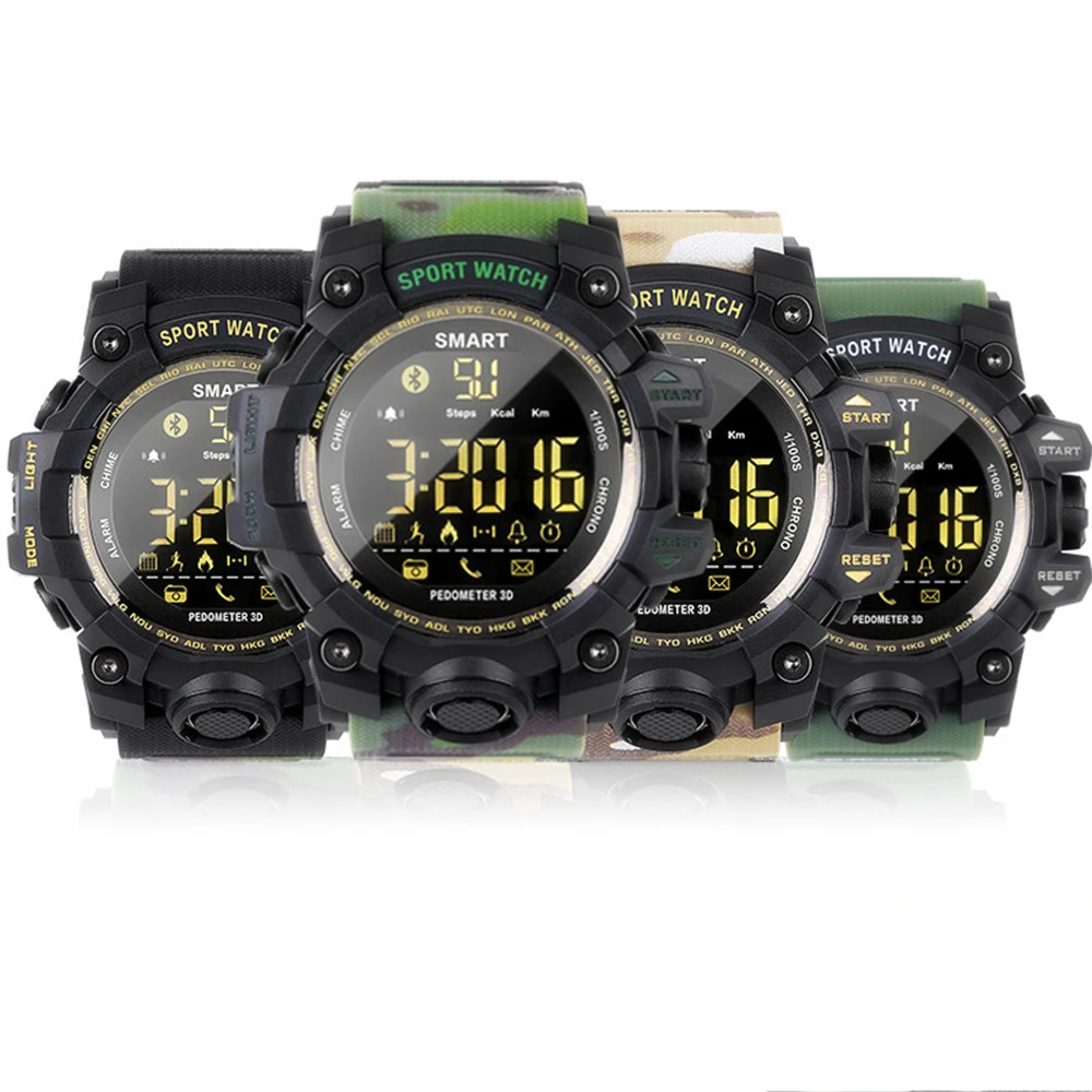 

MK28S Smart watch Man Passometer Fitness Tracker Watch Message Reminder Call Reminder Remote Control IP67 Waterproof watches