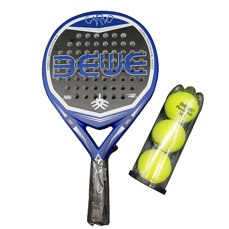 BEWE Paddle Soft EVA High Quality 3K Carbon Padel Racket