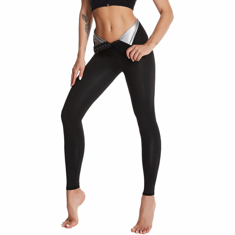 best shapewear 2022 New Upgrade Women Body Shaper Pants Hot Sweat Sauna Effect Slimming Pants Fitness Shorts Shapewear Workout Gym Leggings leonisa shapewear Shapewear