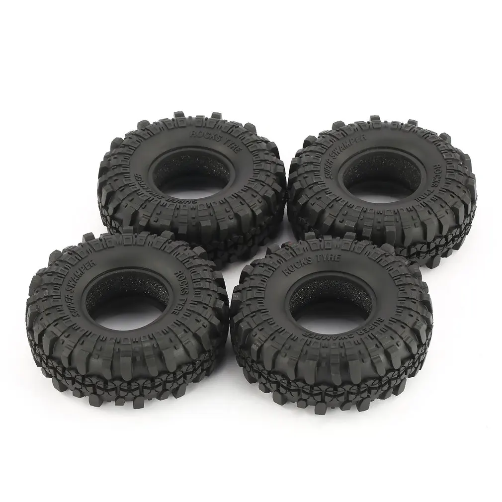 

Hot! 4 Pcs RC Car Tires 1.9 Inch 110mm Rubber 1/10 Rock Crawler Tires Tyre for D90 SCX10 AXIAL RC4WD TF2 RC Car Model Parts&Accs