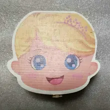 Wooden BABY'S Milk Teeth Box Infant Lanugo Teeth Wood Storage Box Children ya wu Storage Case Colorful Box