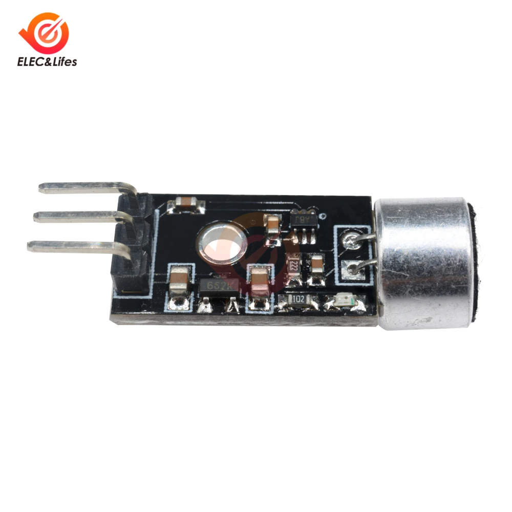 MAX9812 микрофон усилитель модуль звук IC низкий выход шум микрофон Микрофон голосовой модуль 20dB 3,3 V/5 V для Arduino