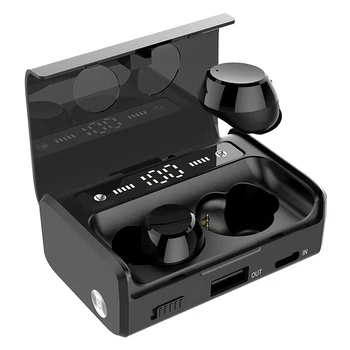 

Press Wireless Bluetooth Headset Mobile Power Flashlight TWS Headset 3 in 1 Stereo Sports Wireless Bluetooth 5.0 Headset