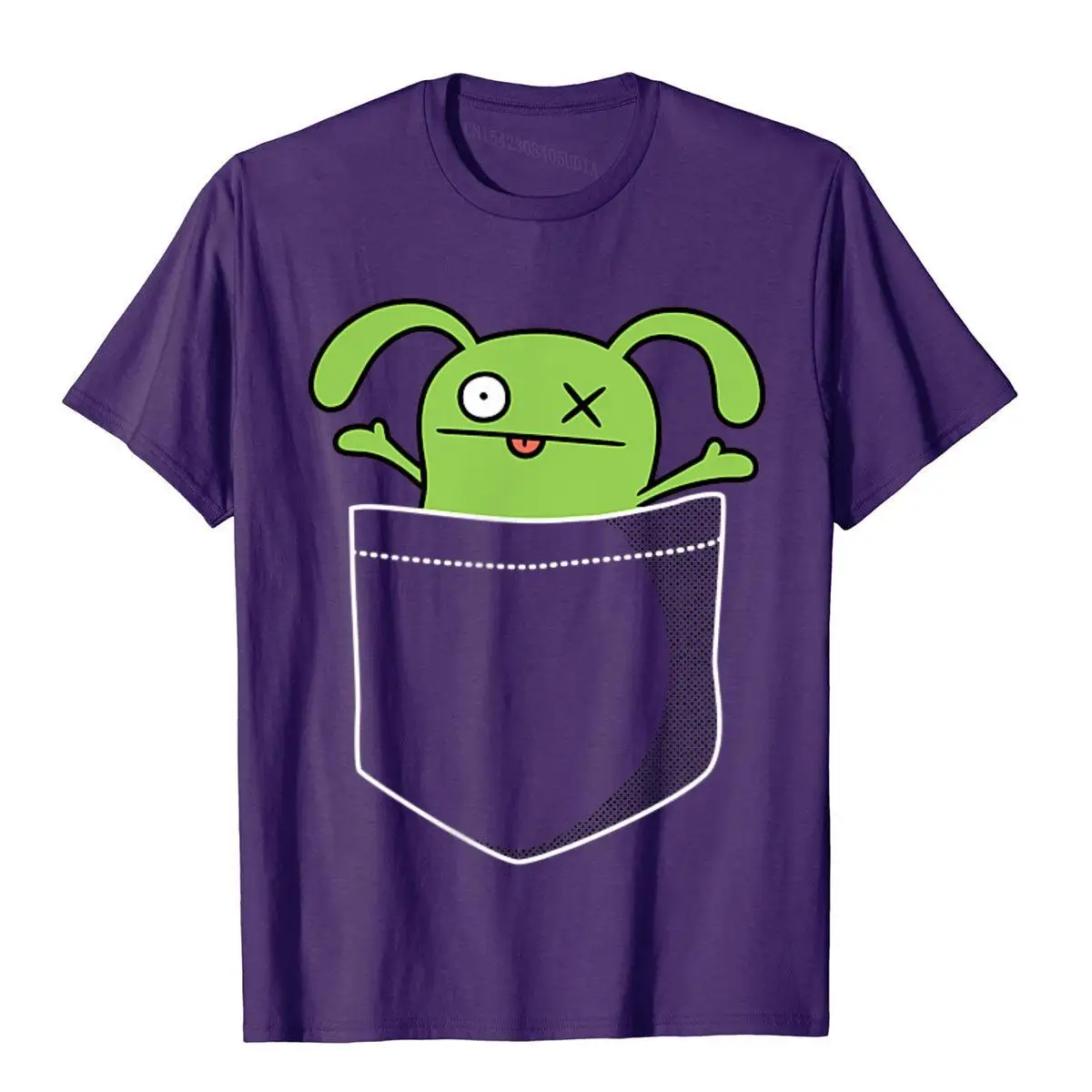 Pocket Ox T-Shirt Ugly Dolls Cute Tee Funny Men T Shirt Youthful Tops Tees Cotton Summer Christmas Clothing_voghion.com