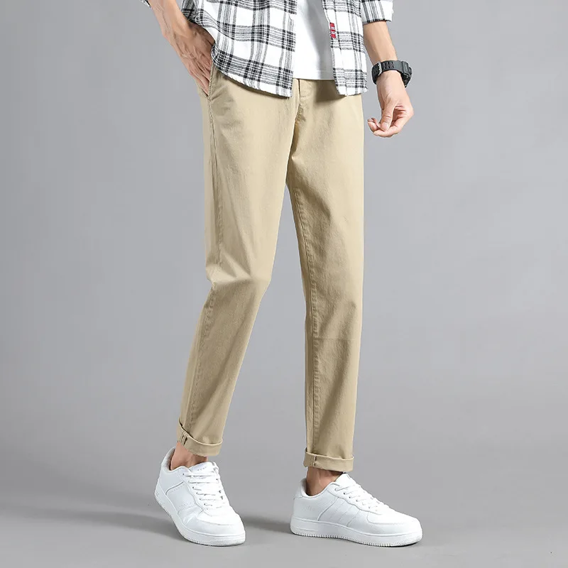 

men pant straight casual pants man outdoor travel pocket university college student street outerwear office work trousers Loose