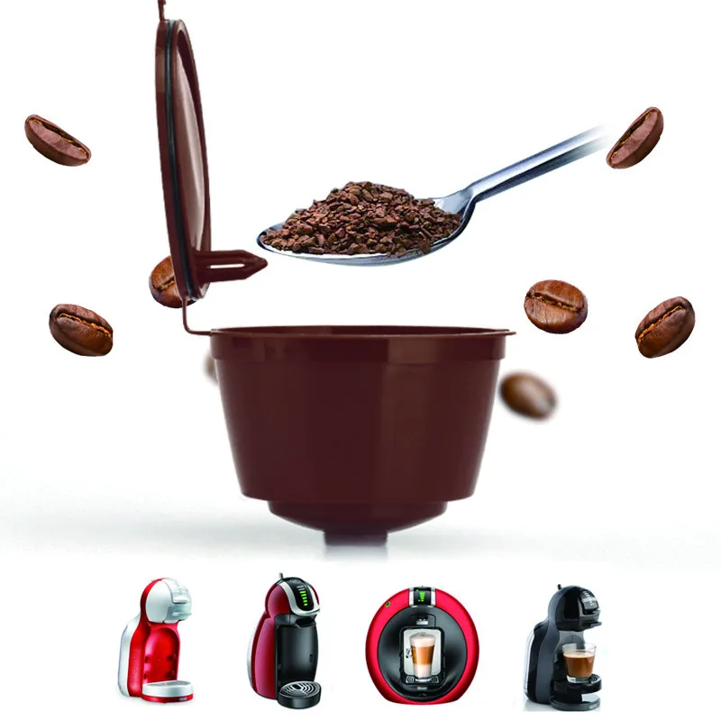 1 шт. новые многоразовые капсулы для кофе, капсулы для кофе, набор фильтров для кофе, капсульный фильтр, чашка D, 4 цвета