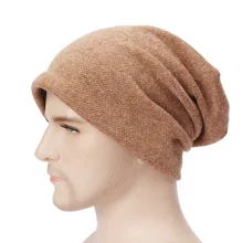 Шапка бини, повседневная, толстая, дышащая, Вязанная, хлопковая шапка, головной убор, уличная, осень, зима, одежда, аксессуары