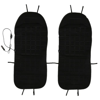 

Thickening Car Seat Heated Cover Hot Heater Pad Cushion Winter Warmer 12V Two Seat