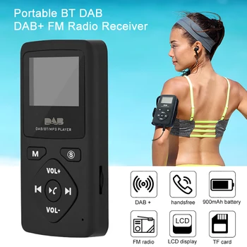 

Portable Bluetooth DAB DAB+ FM Radio Receiver with Earphone 1.8 Inch LCD Screen Bluetooth MP3 player Profession FM Stereo Radio