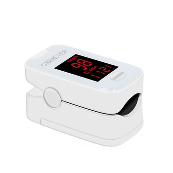 

Fingertip Pulse Oximeter Blood Oxygen Saturation Monitor for Pulse Rate with Lanyard Display shape heart rate blood oxygen