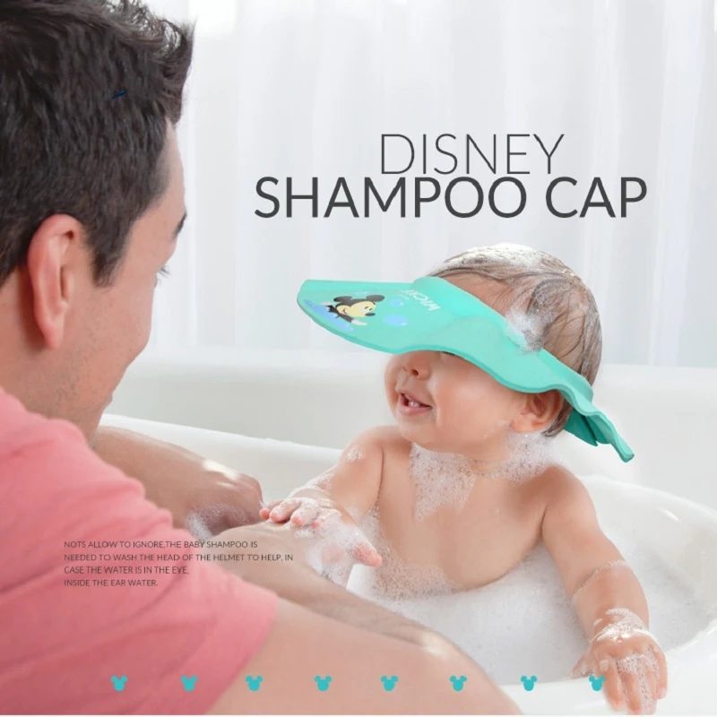 Disney Casquette De Douche Pour Bebe Dumbo Minnie Mouse Accessoires De Bain Pour Enfants De 1 A 10 Ans Shampoing Visiere Aliexpress