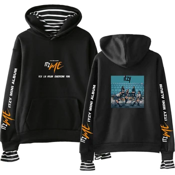 

2020 ITZY Hoodies Kpop Cotton Turtlenecks oversized Hoodie Sweatshirt Women ITZY Hoodies moletom for women