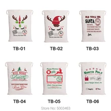 Сумки Санта Клауса, 10 шт./партия, Рождественский мешок, вечерние сумки на шнурке, сумка Санта Клауса, Детская сумка Рождественский подарок, новое поступление