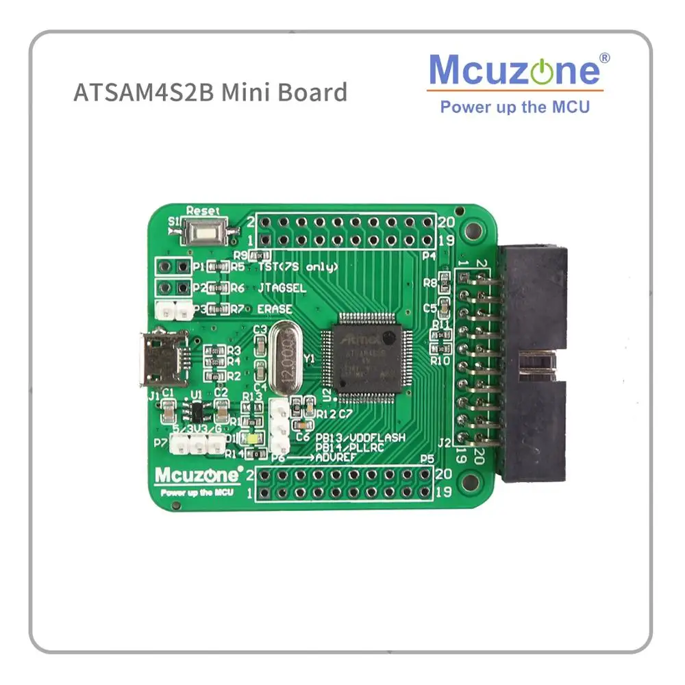 ATSAM4S ATSAM4S2B Мини Доска 120 МГц CM4 QFP64 совместим с AT91SAM7 SATSAM4S64 USB UART HSMCI 4S