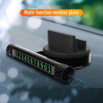 

Car Accessories Multifunctional Aromatherapy Parking Card Mobile Phone Holder 3-in-1 Car Interior Accessories Car Decorative New