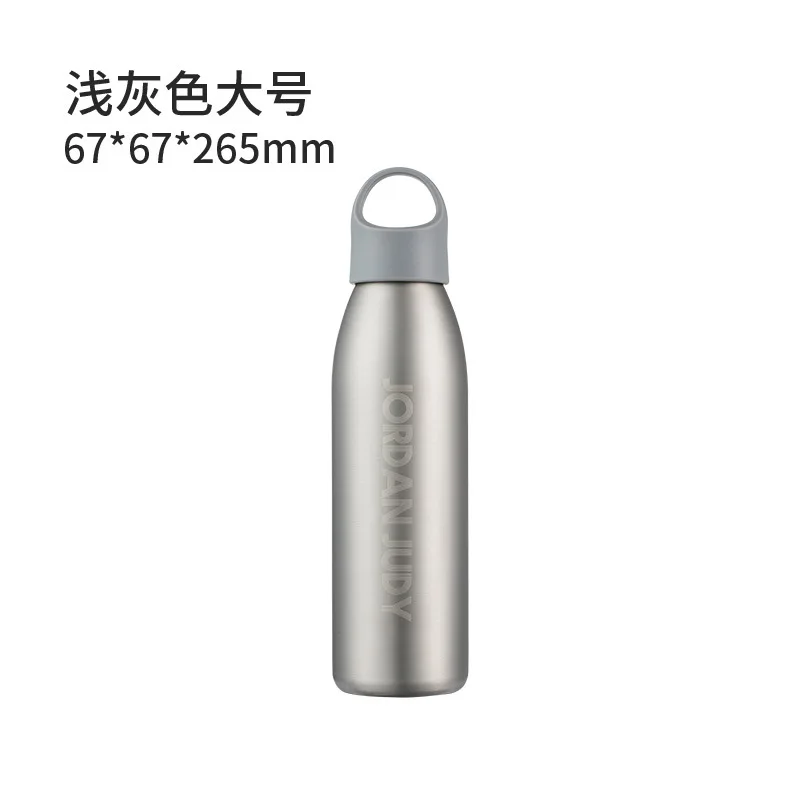 Light Gray 450ML Xiaomi Jordan&Judy термос чашка 304 нержавеющая сталь чашка 240 мл/450 мл портативная индивидуальная пуля чашка долговечная изоляция - Цвет: Light Gray 450ML