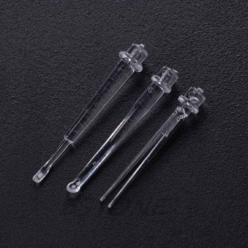 Adult Kid White LED Light Flashlight Ear Cleaning Remover Tweezer Earpick 3 in 1 DXAD