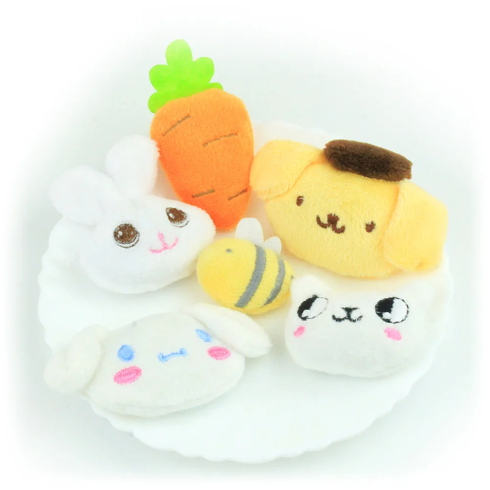 

10PCS/Lot Popular cute Rabbit cat bee doll Applique Crafts for Clothing and bag accessories