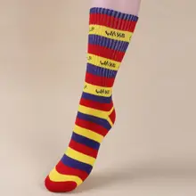 Комплект из 1 женских носков в винтажном стиле; толстые шерстяные теплые носки для зимы; мягкие женские носки для девочек; Meias; теплые Молодежные носки средней длины; Chaussette