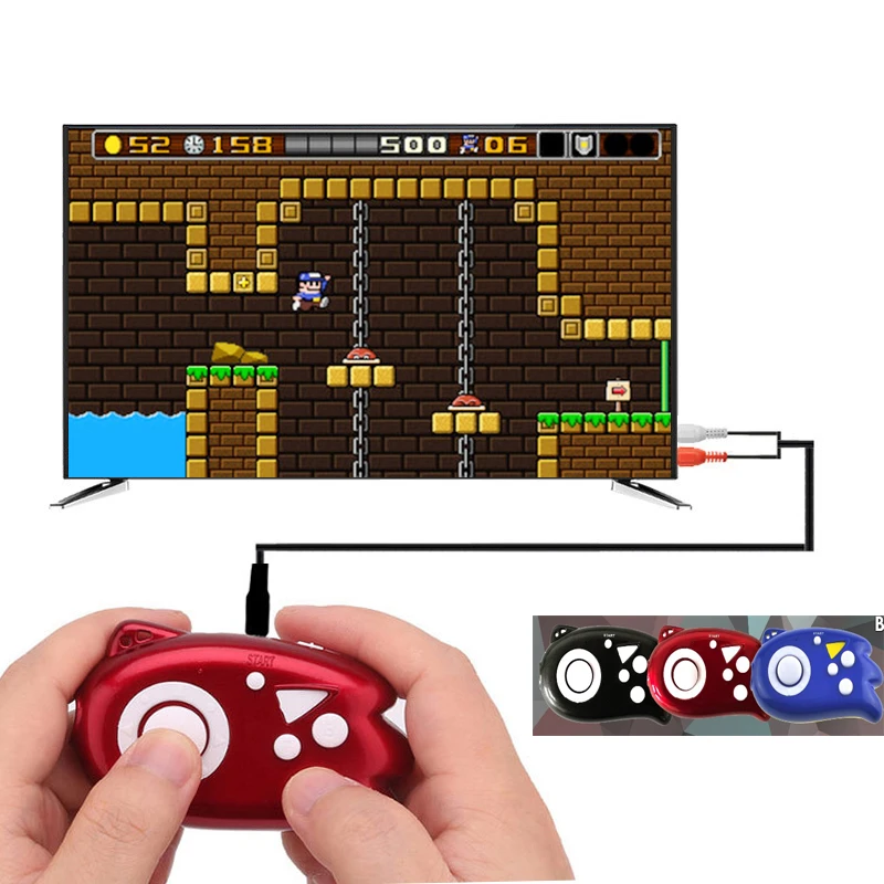 NEW Ordinary Small Packet 8 Bit Mini Video Game Console Players Build In 89 Classic Games Support TV Output Plug & Play