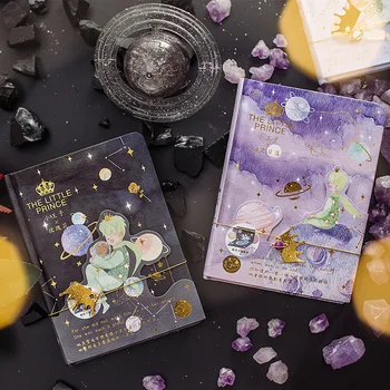 

Little Prince Series Notebook Bullet Journal Color Paper Travel Diary Book Weekly Planner School Office Supplies Stationery