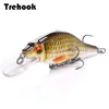 TREHOOK 4g/11g/22g noir vairon Wobblers leurre de pêche au brochet appât artificiel appât dur ► Photo 1/6