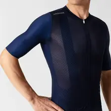 Серая легкая велосипедная рубашка pro team aero с коротким рукавом 2