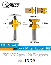 XCAN 1 шт. 32 мм V Форма фреза 90 градусов древесины фрезы концевые фрезы cnc 6 мм хвостовик для деревообработки обрезки гравировки бит