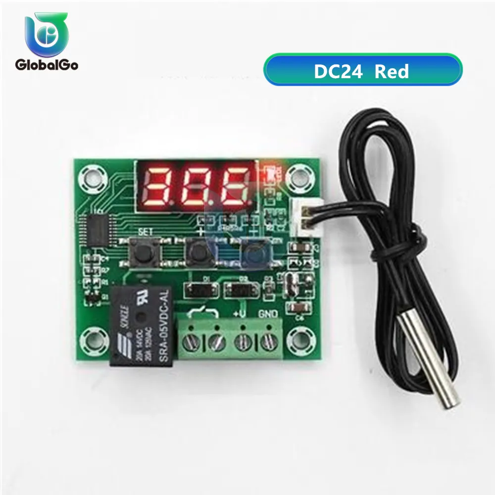 50-110°C W1209WK Digital thermostat Temperature Control Smart Sensor AL DC12V 