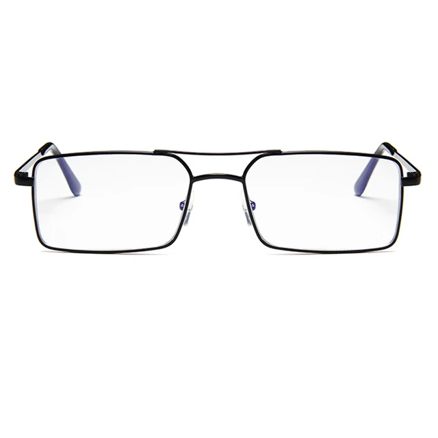 OEC CPO Vintage Square Metal Steampunk Sunglass Women Brand Designer Metal Punk Sun Glasses Driving Men Oculos De Sol O156 C11 Black-Clear