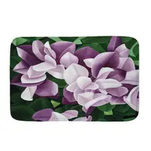 Картина маслом цветок Декоративный принт фланелевый коврик мат для ванной наволочка красивая мода Рождество