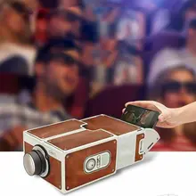 Смартфон проектор 2,0 DIY мобильный телефон домашний кинотеатр для iPhone/Android