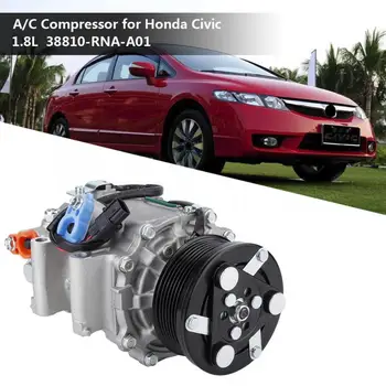 

Air Conditioning A/C Compressor for Honda Civic 1.8L 2006 2007 2008 2009 2010 Replacing 38810-RNA-A01,471-7054,0610225 for car