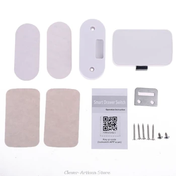 

Smart Bluetooth Keyless Drawer Lock Cellphone APP Unlock Anti-theft Punch-free Invisible Children Safety Lock Au 17 20 Dropship
