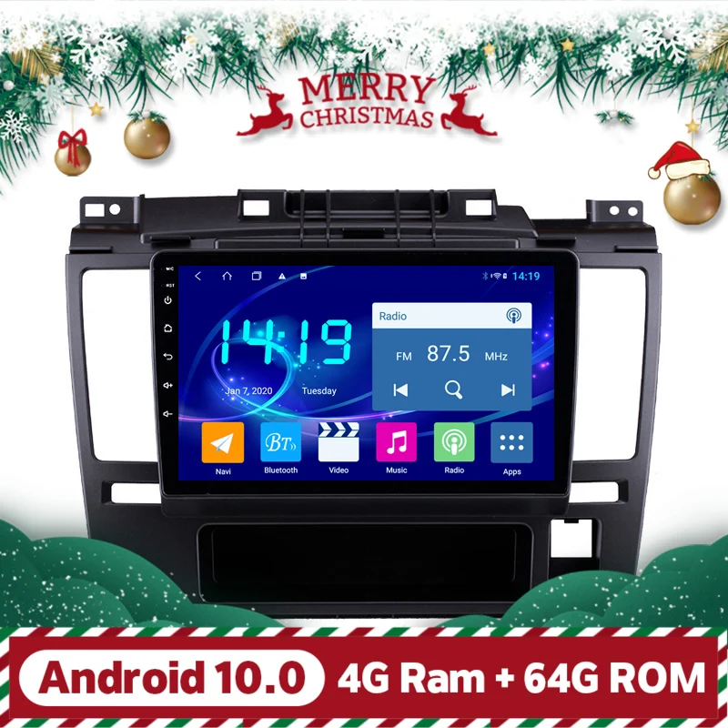 4 ГБ ОЗУ Android 10 автомобильный аудиоплеер Радио экран для Nissan Tiida 2005-2010 Octa Core Gps