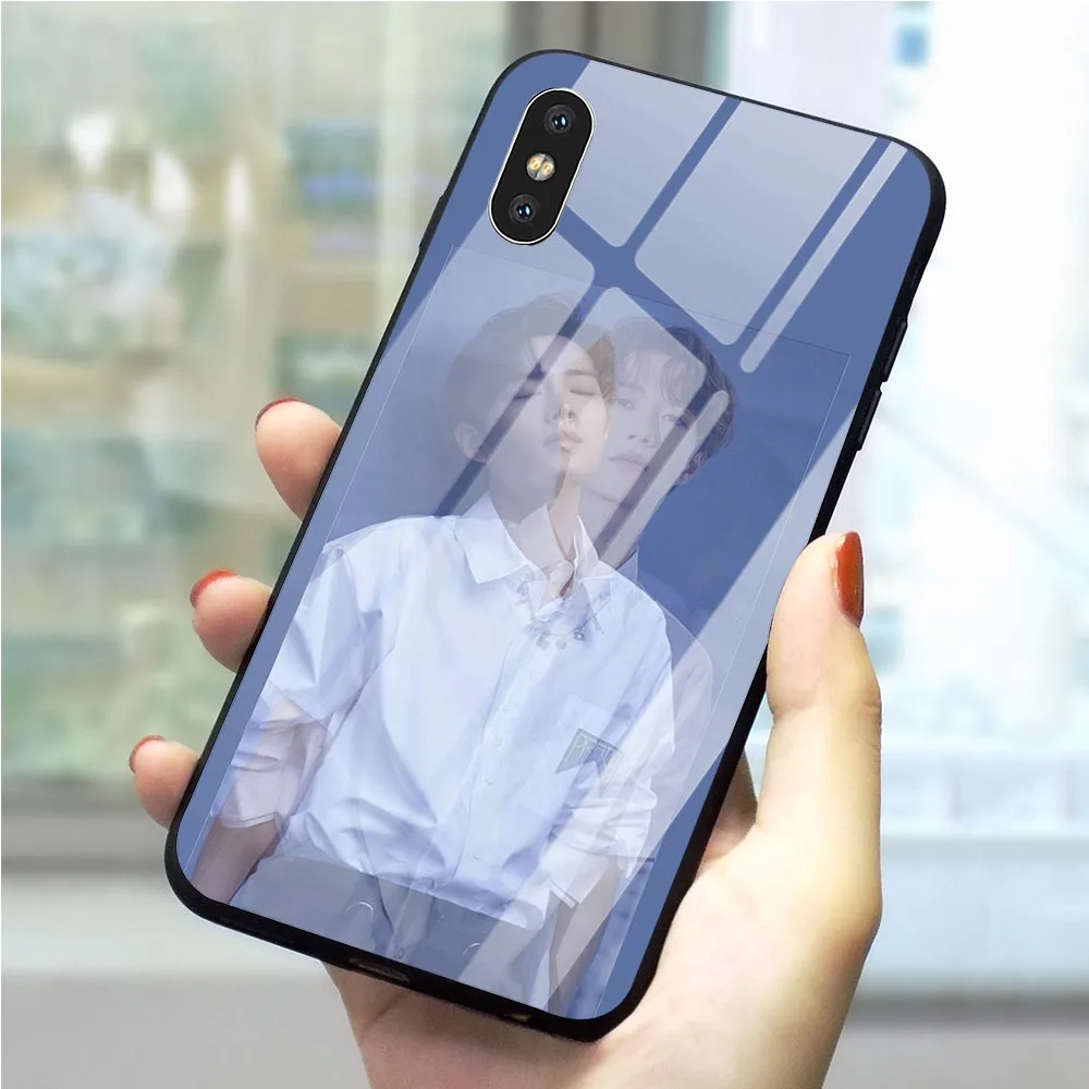 Чехол для телефона Xiao Zhan Wang Yibo iPhone XR Xs Max X 6 6S 8 Plus 7 5S 5 SE 11 Pro из закаленного
