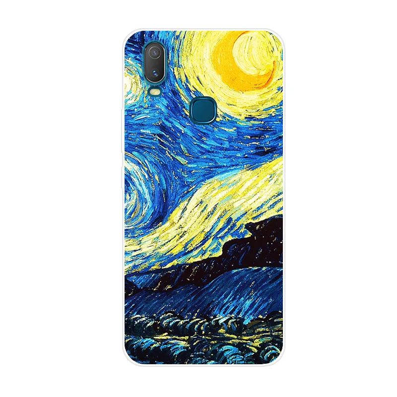 as photo 9 6,3" для Vivo Y11 чехол популярная Краска Мягкая Задняя накладка чехла из ТПУ для Vivo Y11 чехол крутой животный цветочный принт Funda Coque - Цвет: as photo 9