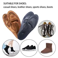 2 пары 4D трехмерная мягкая стелька-губка эластичные вставки для обуви массажные теплые кожаные сапоги спортивная обувь