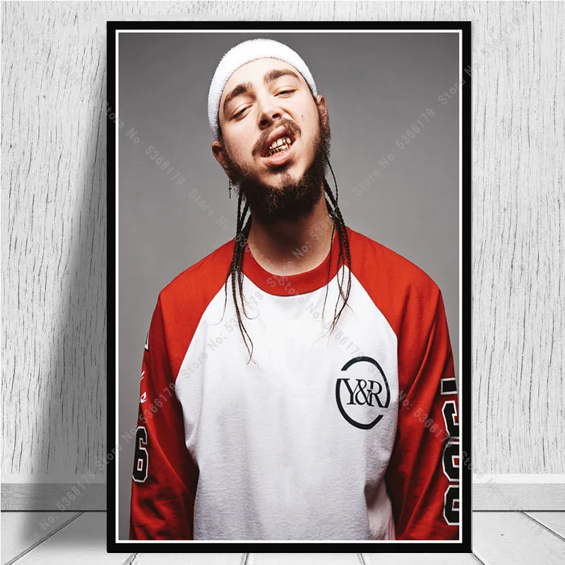 Details about   Hot Gift Poster Post Malone Rap Music Star Singer 40x27 30x20 36x24 F-2378 