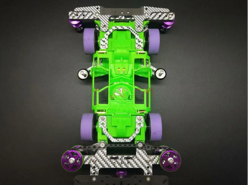 1 компл. Tamiya мини 4WD модель автомобиля с зеленым MSL/MS-L шасси внутри подвеска Весна передние/задние пластины EVA