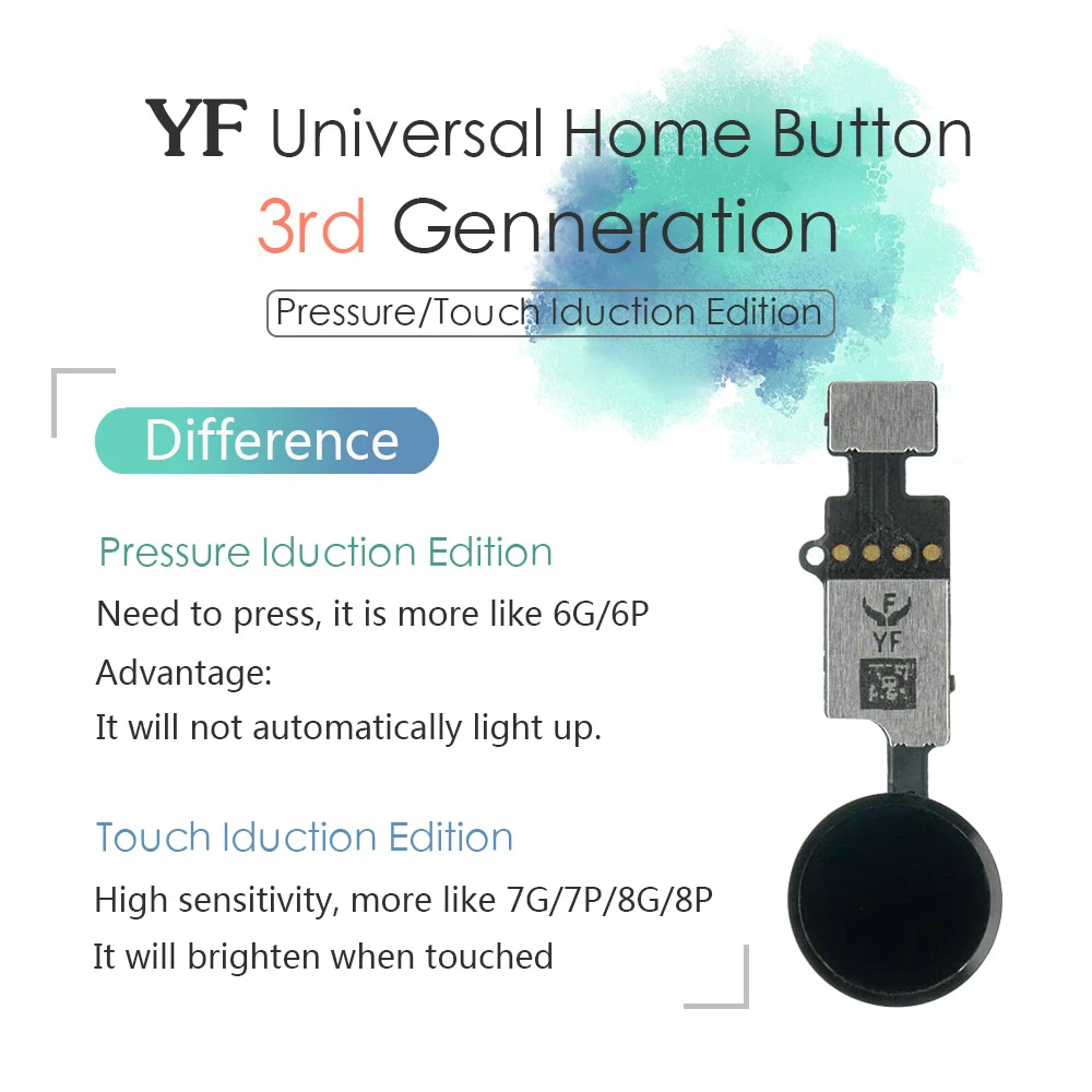 JC / Meibi 5th YF HX 3rd Gen Universal home button For iPhone 7 7G 8 8G Plus Menu Keypad Return On Off Function no touch ID JC / Meibi 5th YF HX 3rd Gen Universal home button For iPhone 7 7G 8 8G Plus Menu Keypad Return On Off Function no touch ID