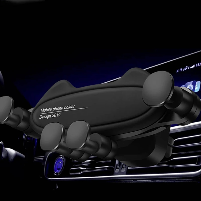 Автомобильный Автомобильный кронштейн с надписью gravity, автоматический воздушный выход, Индукционная Автомобильная навигационная поддержка, Кронштейн для мобильного телефона, автозапчасти